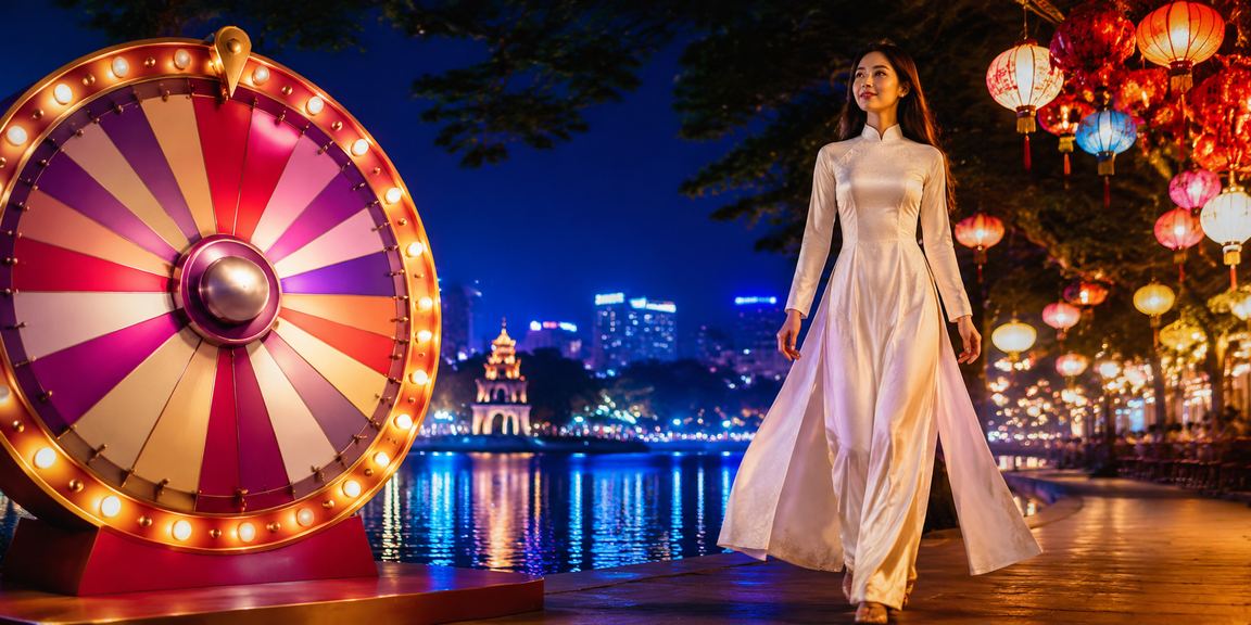 Sự kiện may mắn trúng thưởng với trang phục áo dài truyền thống tại Hà Nội