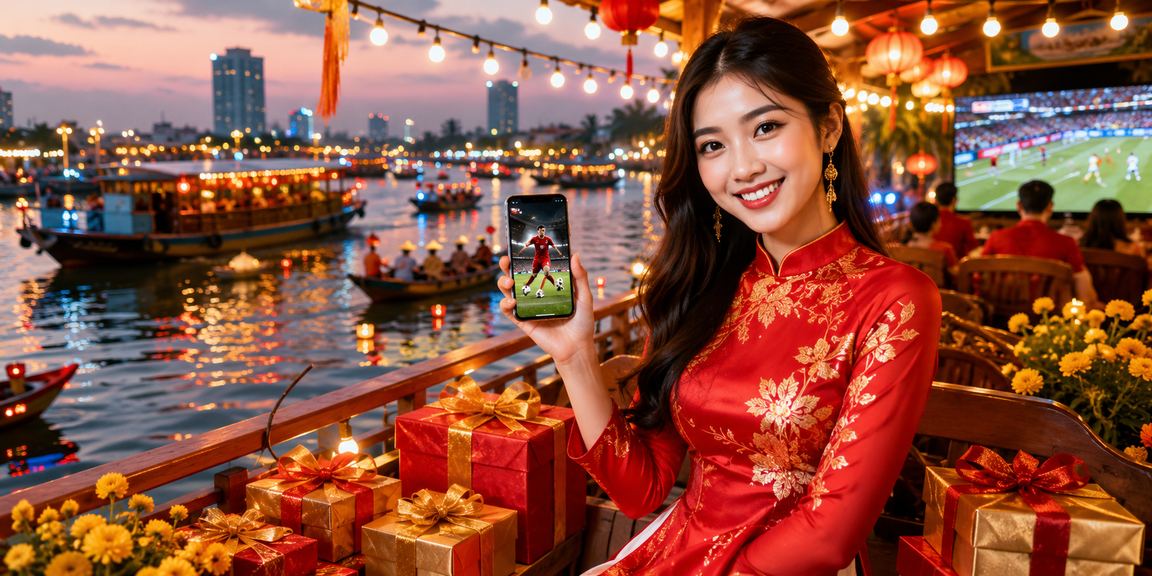 Người dùng vùng đồng bằng sông Cửu Long đặt cược thể thao trên bãi biển buổi chiều