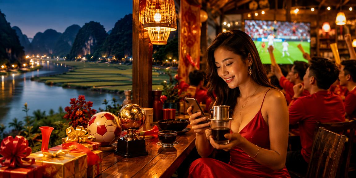Người dùng đăng nhập 7510 trên điện thoại tại quán cà phê Ninh Bình